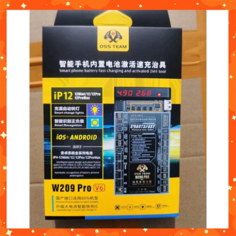_ Kích pin iPhone - Android W209 Pro V6 hãng Oss team