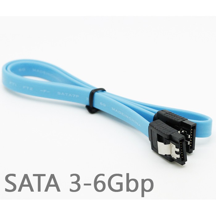 Dây cáp Sata 3 - 6Gb/s - 40cm, 2 đầu có móc, hàng zin theo mainboard Asus / Gigabyte / MSI.