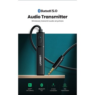 Bộ Phát Audio Bluetooth 5.0 - AUX 3.5mm Cho Tivi/Laptop/PC Cao Cấp UGREEN 40761