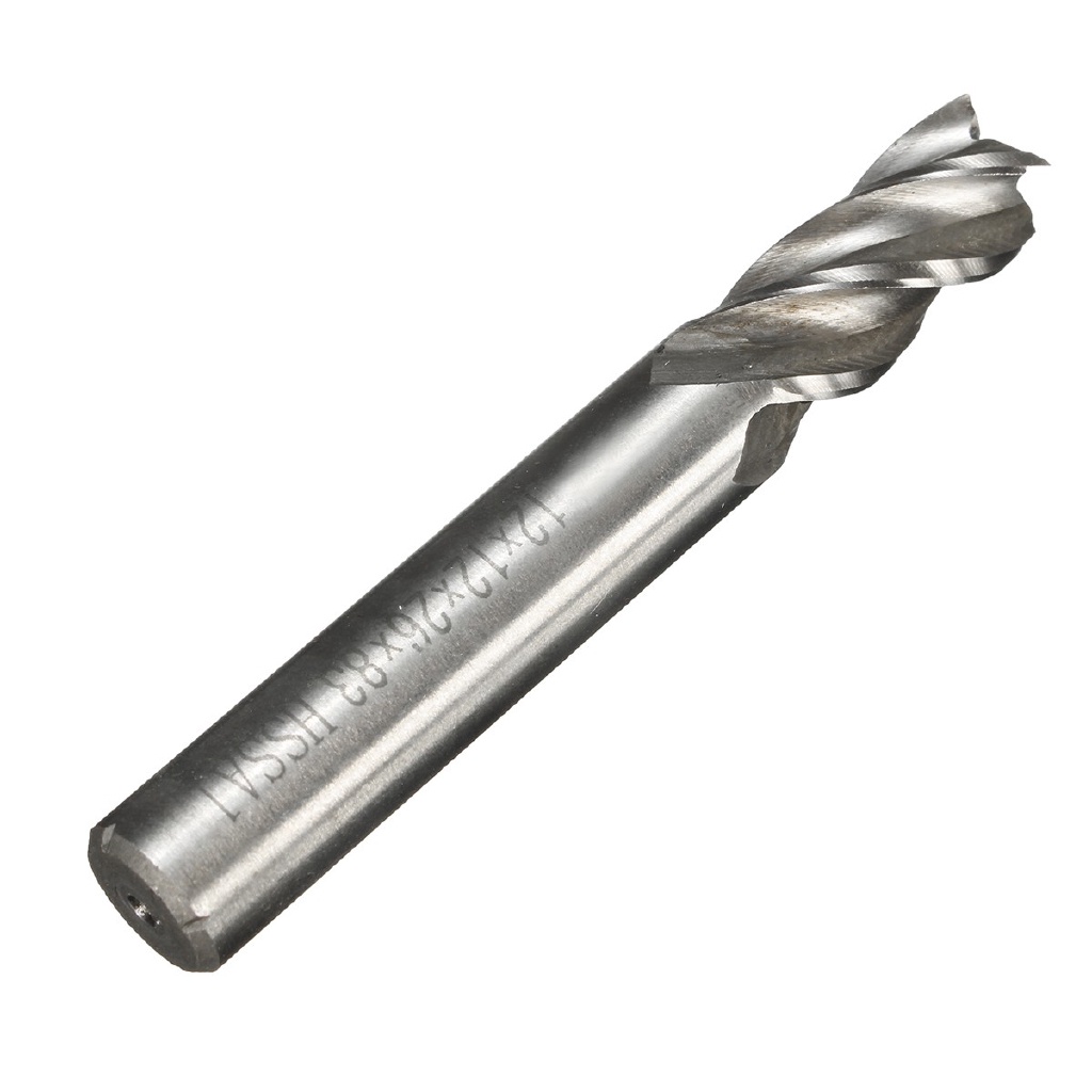 Mũi dao phay CNC 4 rãnh chất liệu thép gió 3-16mm