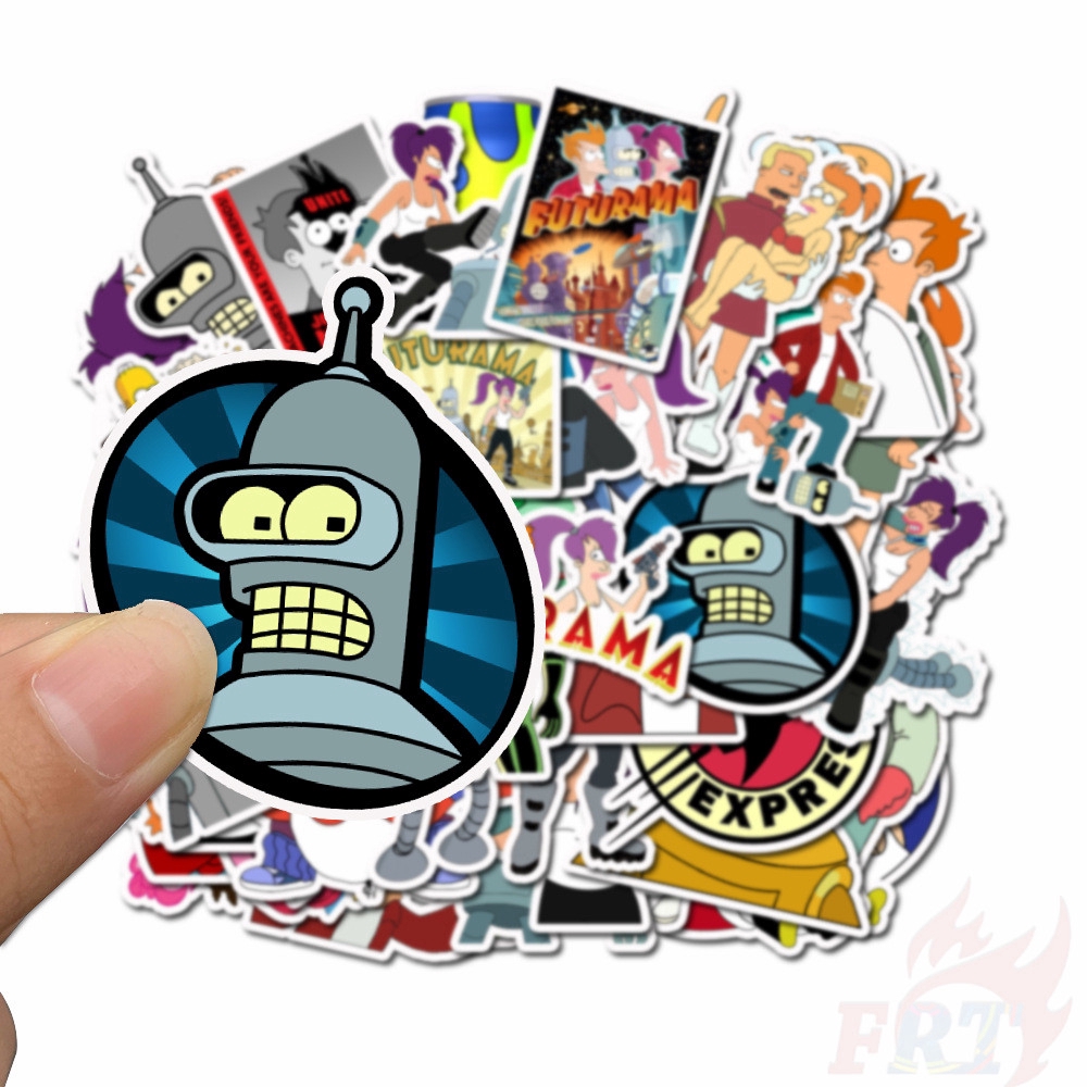 ❉ Futurama Giấy và decal dán tường ❉ 50Pcs/Set Cartoon Mixed Luggage Laptop Skateboard Doodle Stickers