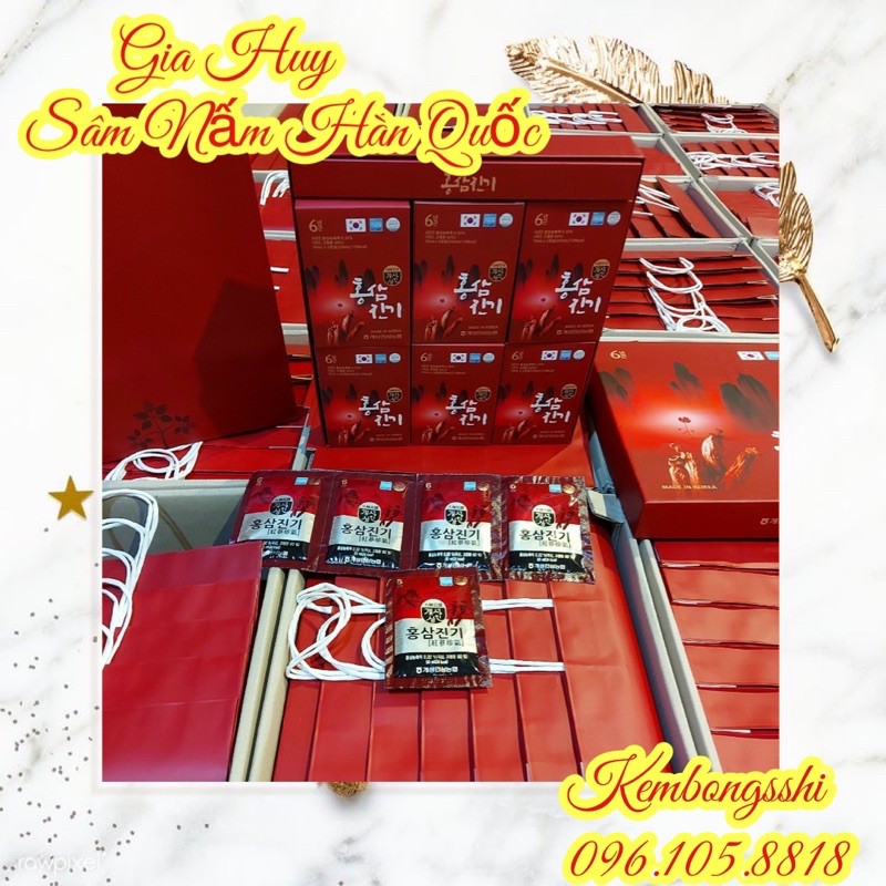 [HÀNG MỚI VỀ] Nước Hồng Sâm Núi Chinki Nguyên Chất Cao Cấp Nonghyup Hàn Quốc, Hộp 30 Gói | BigBuy360 - bigbuy360.vn
