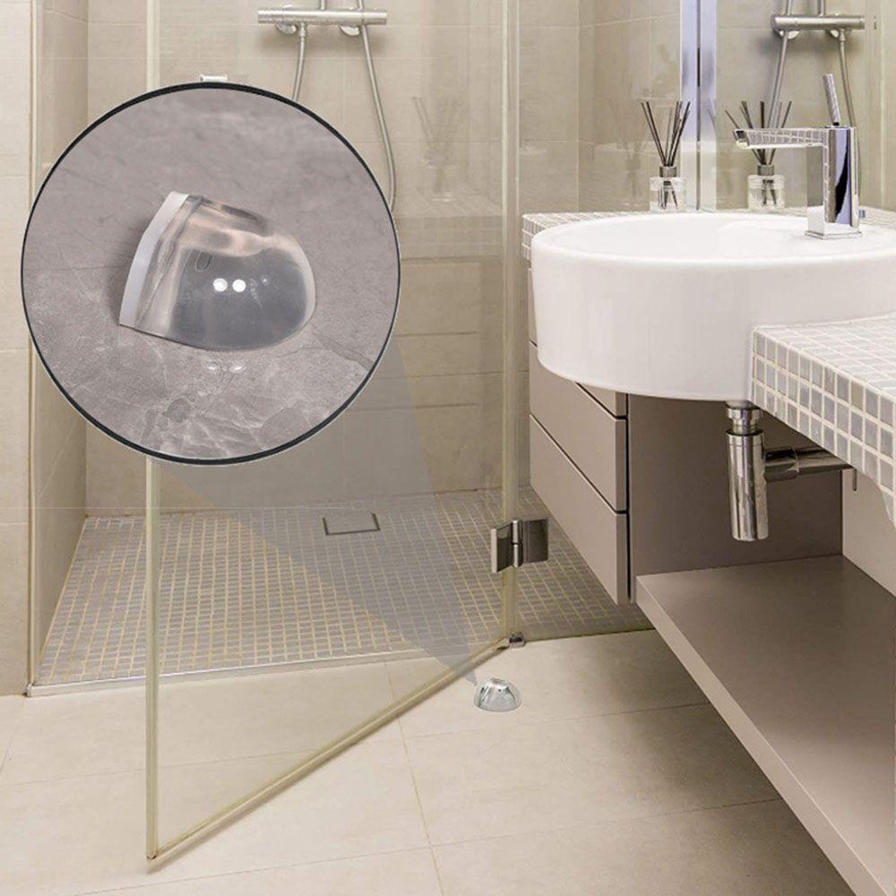 PISTA Dụng Cụ Chặn Cửa Trong Suốt Chống Va Chạm Có Giác Hút Mạnh