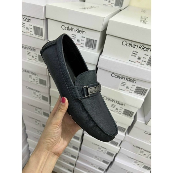 Giầy Sục Nam Calvin Klein Da Thật