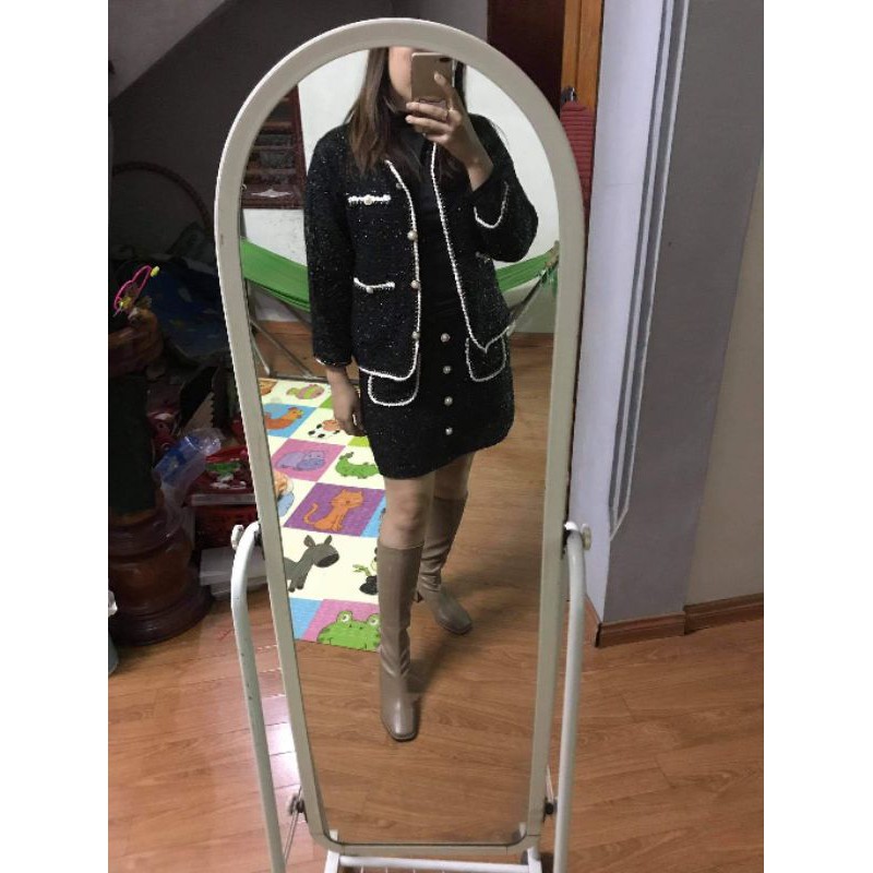 Chân váy dạ bigsize vải tweet cao cấp có quần trong Ms199-Hàng bán shop | BigBuy360 - bigbuy360.vn