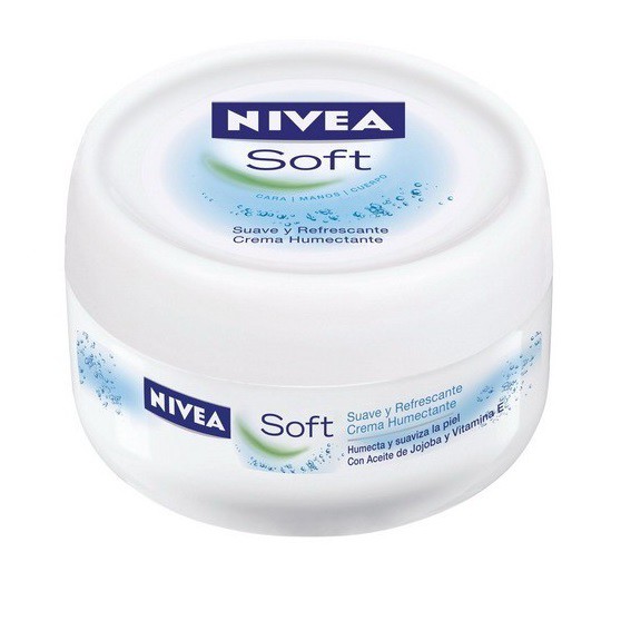 Kem dưỡng ẩm Nivea Soft Đức  giảm khô da viêm da tạo độ ẩm chống nẻ da mịn màng 200ml &amp; 375ml
