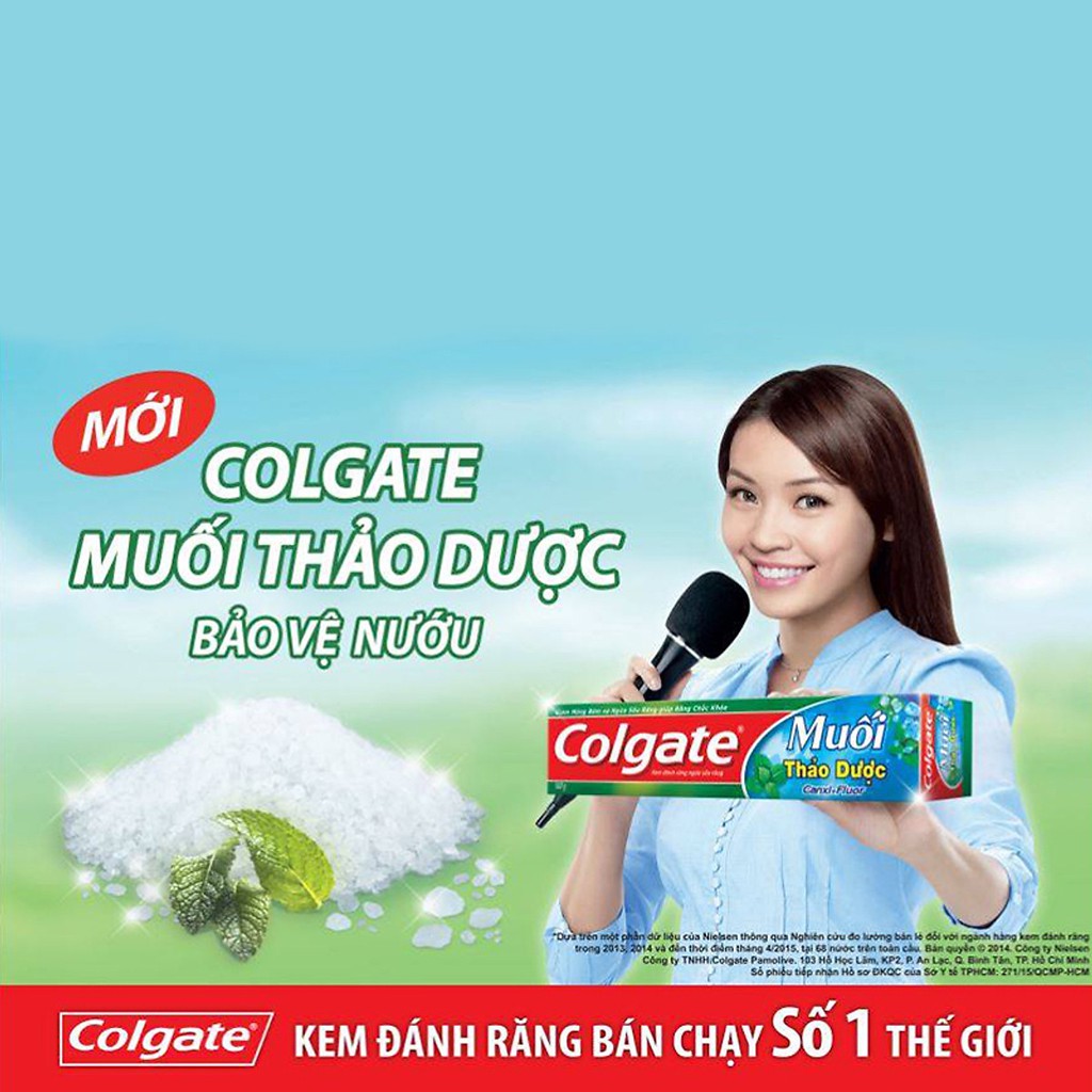 Kem đánh răng Colgate muối thảo dược 225g/tuýp