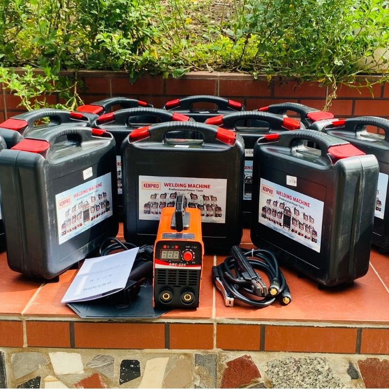 Máy Hàn Điện Tử Mini KENPRO ARC-225 Chính Hãng-All New-Có hộp nhựa bảo vệ,kèm đầy đủ phụ kiện về chỉ việc sử dụng