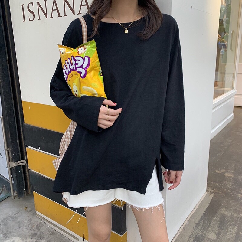 ÁO THUN BASIC TAY DÀI