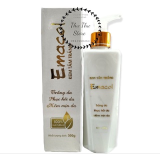Kem tắm trắng mạnh toàn thân emacol 300ml