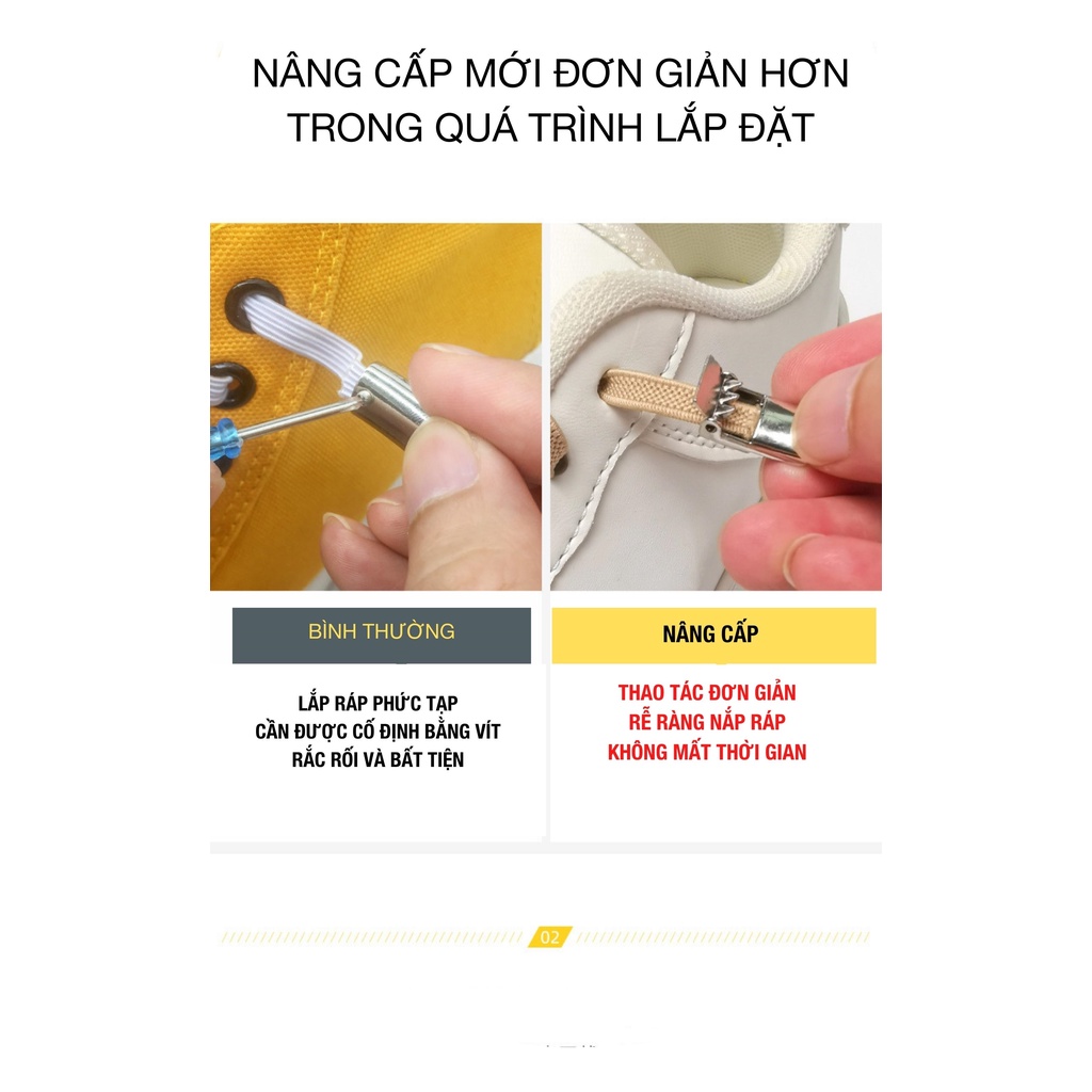 Dây Giày Nam Châm Thể Thao - Nam nữ + full dây giày đi kèm dn001