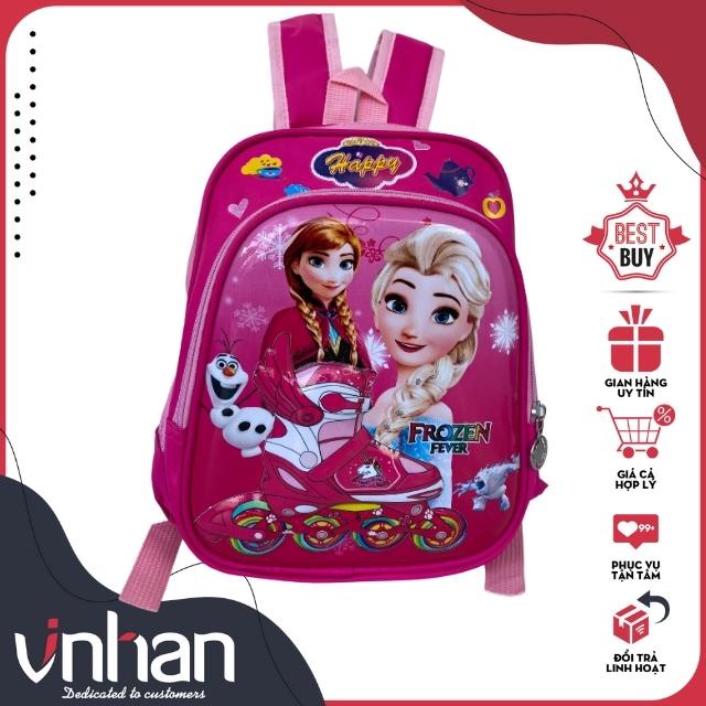 Balo mầm non mẫu giáo mèo kitty elsa nàng tiên cá kỳ lân, cặp sách học sinh đi học, túi đi học trẻ em Vinhan BL022