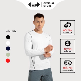 Áo thun body giữ nhiệt thể thao nam tay dài pro Combat, Áo thun tập Gym, đá bóng Nam tay dài, by 93st Sport Wear