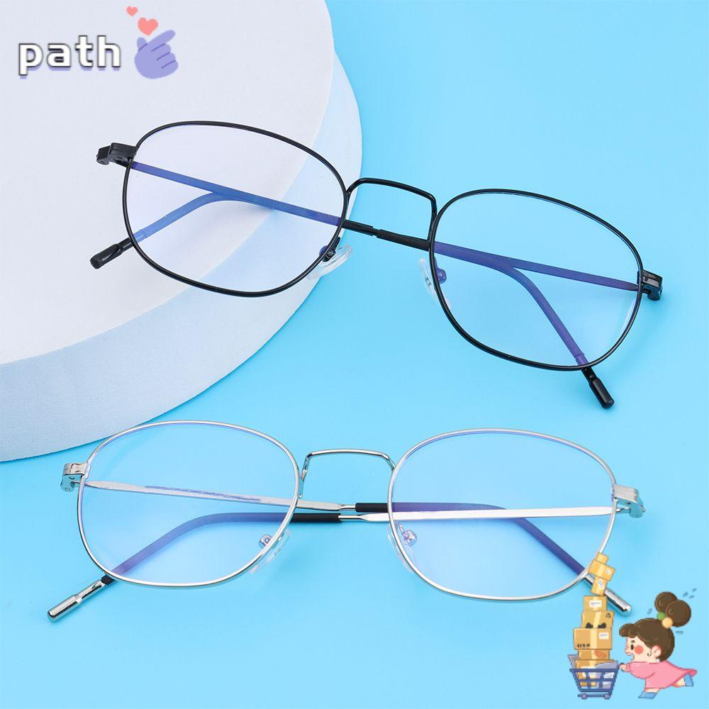 Mắt Kính Khung Vuông Siêu Nhẹ Chống Ánh Sáng Xanh Kiểu Vintage Thời Trang