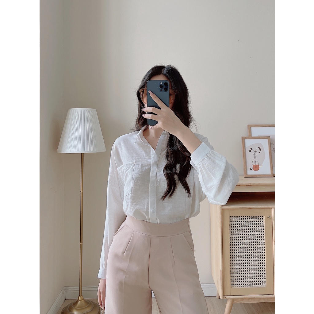 Quần suông chất tuyết Hàn LYRA, dáng culotes tôn dáng trơn basic dễ phối đồ-VSYQD0122