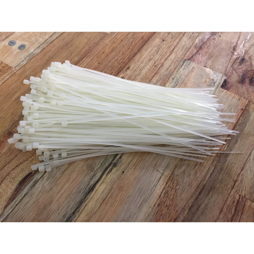 Dây thít, lạt nhựa 15 cm. Gói 100 cái