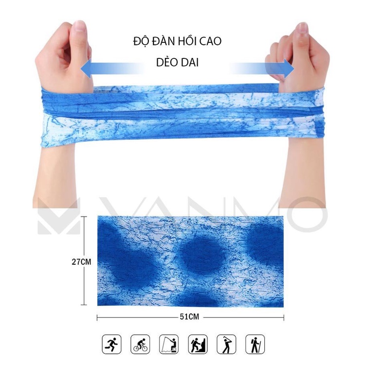 Khăn Chống Nắng Thể Thao Đa Năng Khăn Trùm Thể Thao Tập Luyện Ngoài Trời
