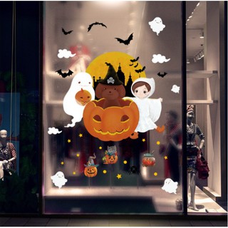 Decal trang trí Halloween - Halloween thiên thần bóng đêm