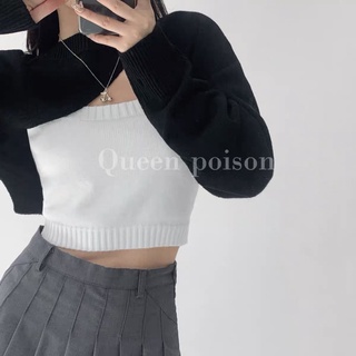 Áo len cut out