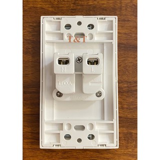 Mặt 1 ổ cắm âm tường Lioa