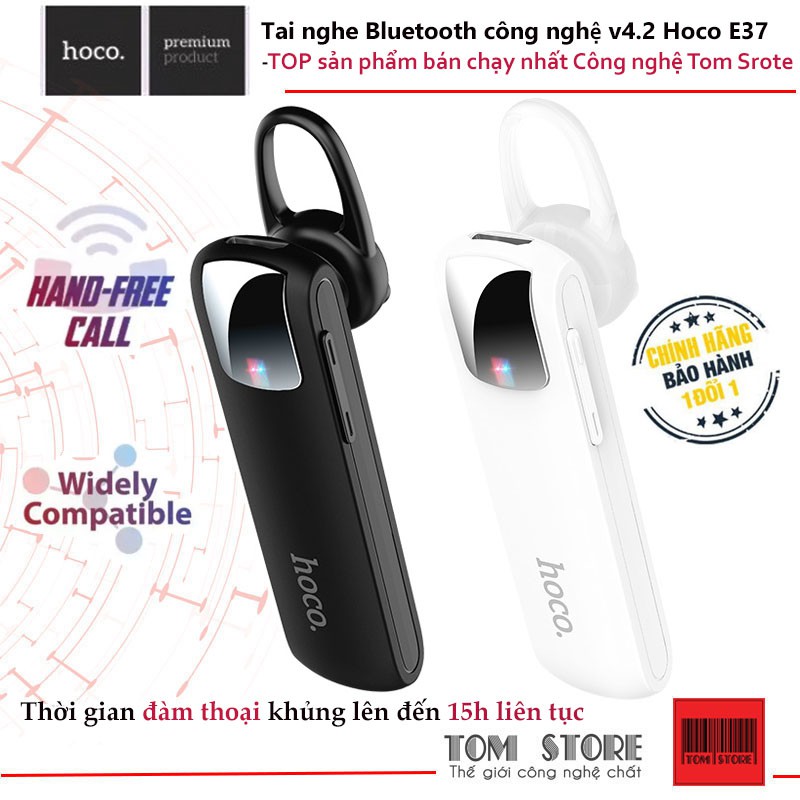 Tai Nghe Bluetooth Hoco E37 Gratified Business V4.1 - Hàng phân phối chính hãng