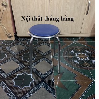 Ghế inox mặt da tròn Xuân Hoà