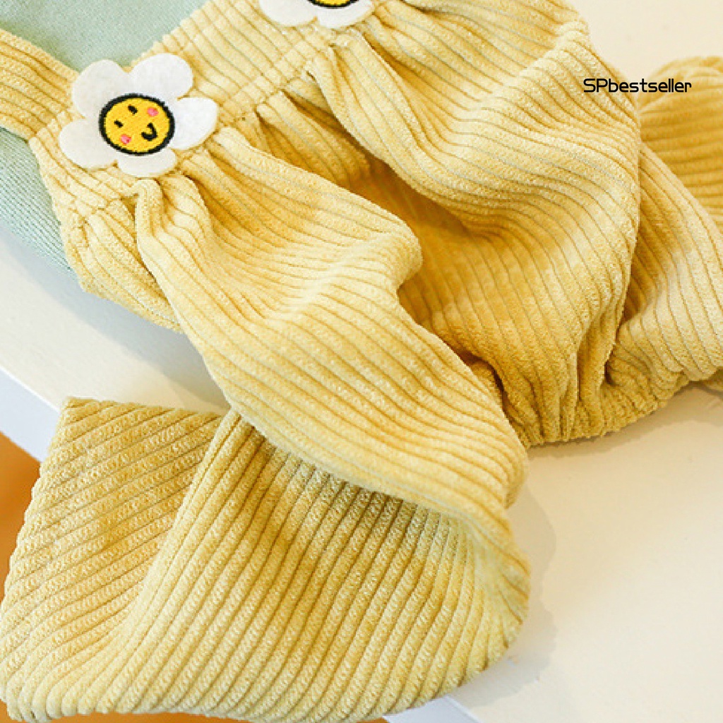 Bộ áo liền quần cổ tròn thời trang mùa thu cho cún cưng