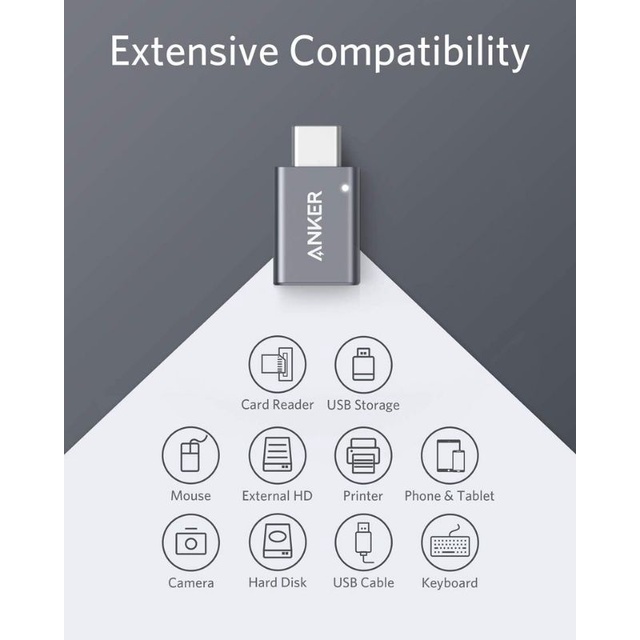 Bộ Chuyển Đổi OTG Anker USB-C to USB 3.0 A8731 | BigBuy360 - bigbuy360.vn
