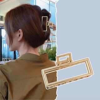 (Hàng Mới Về) Kẹp Tóc Càng Cua Bằng Kim Loại Thiết Kế Thời Trang