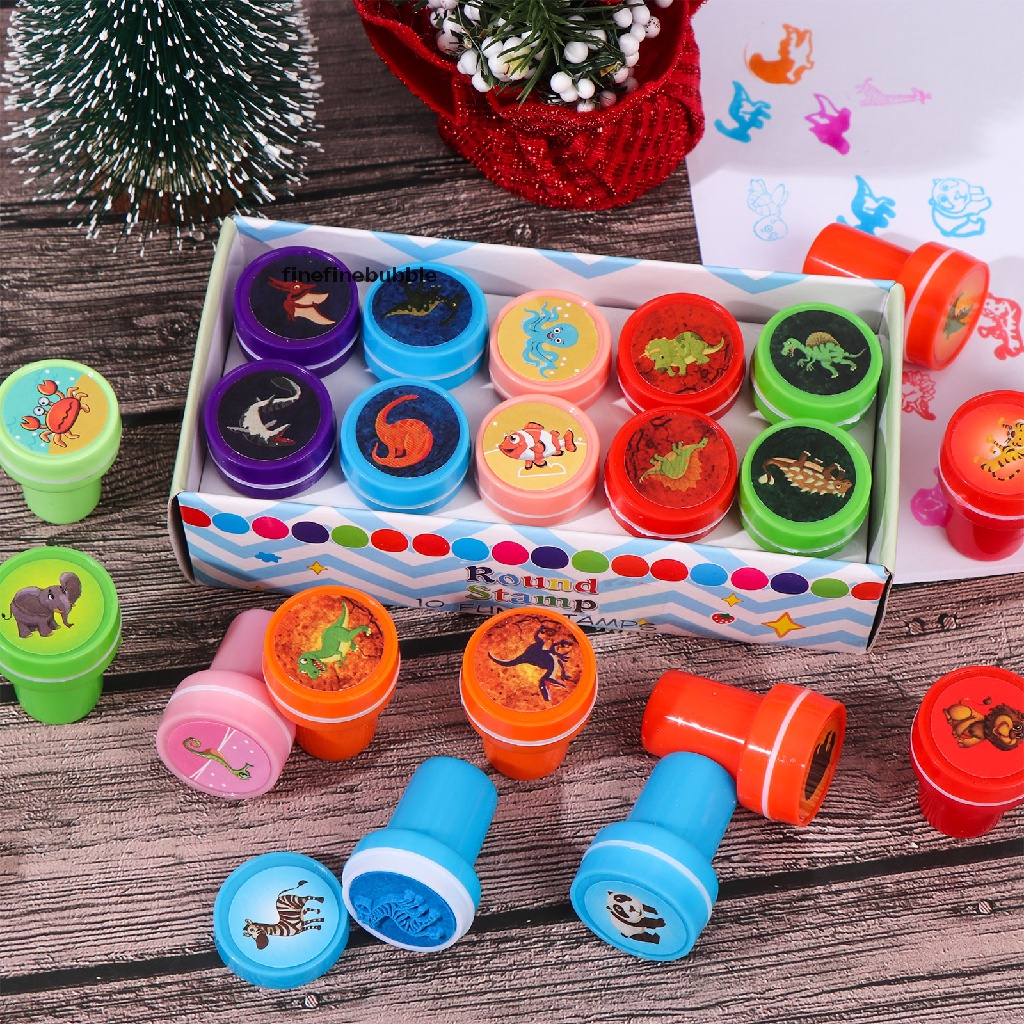 Set 30 Con Dấu In Hình Động Vật Biển / Sở Thú Độc Đáo