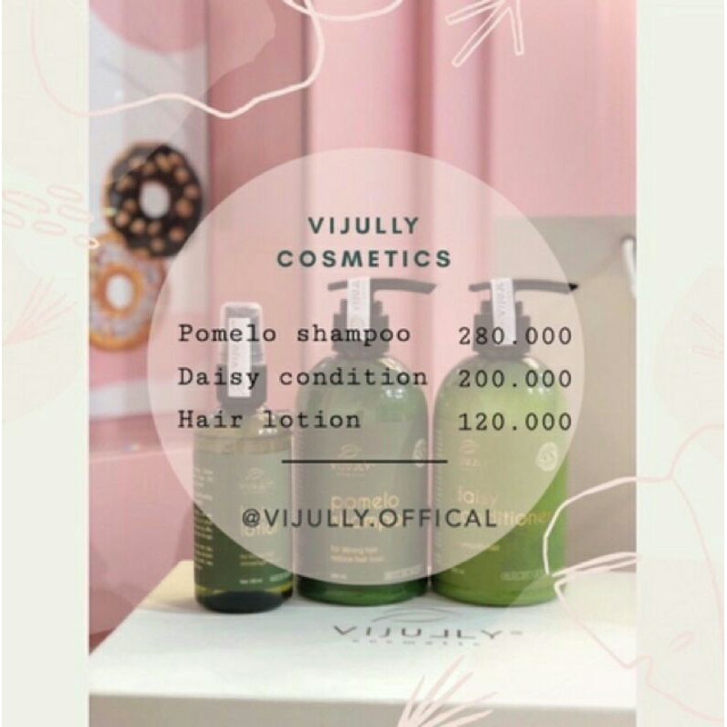 Combo Dầu Gội- Dầu Xả- Xịt Bưởi Vijuly giảm Rụng Tóc , Mọc Tóc mới