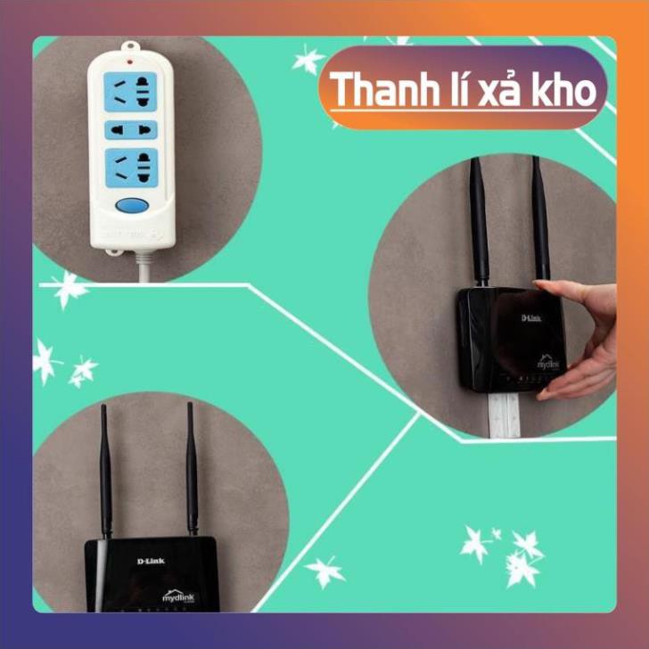 [GIẢM GIÁ ĐẬM SÂU] Giá treo ổ cắm điện miếng dán đỡ cục phát wifi tranh ảnh gắn tường đa năng thông minh  -KSHN