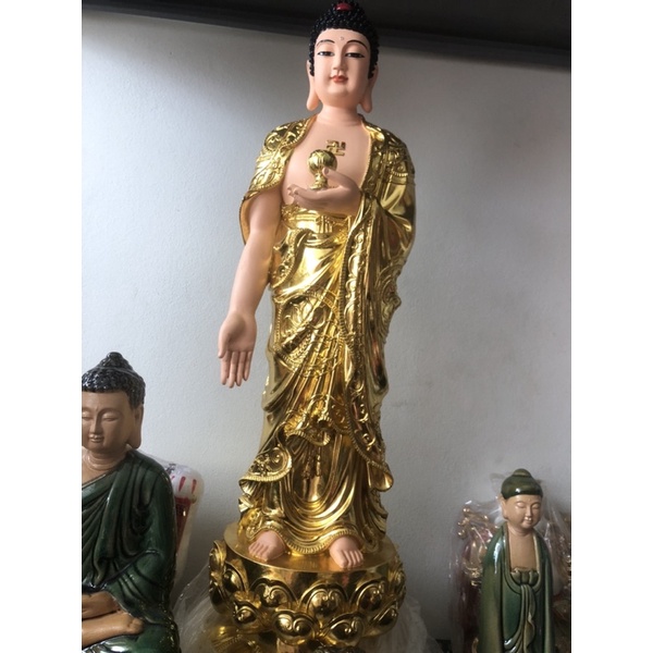 tượng Phật di đà đứng 90cm