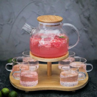 Bộ ấm trà thủy tinh cao cấp