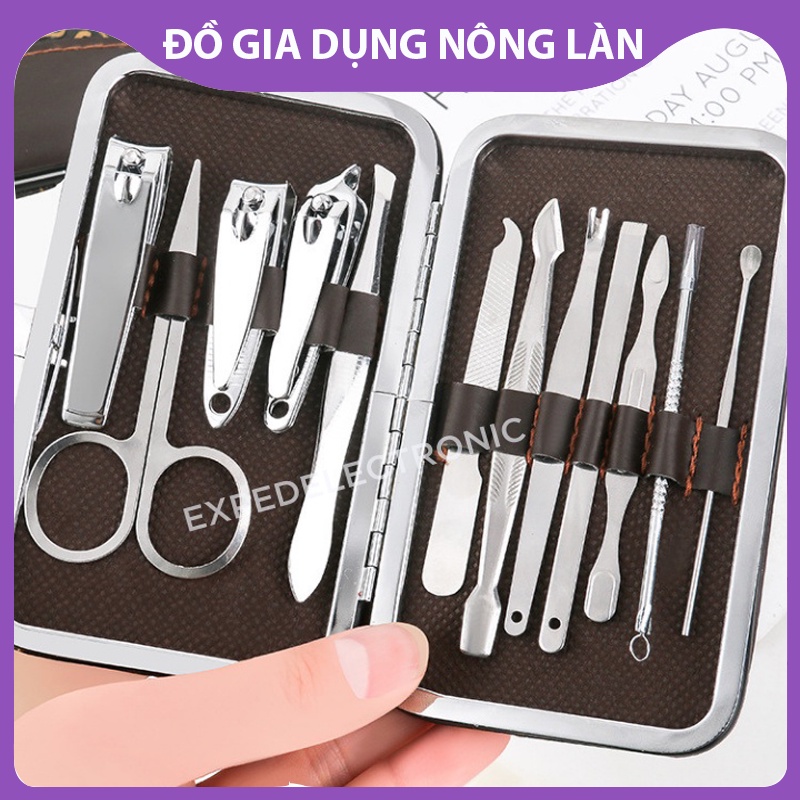Bộ cắt móng tay 12 món NL Shop, dụng cụ cắt móng tay