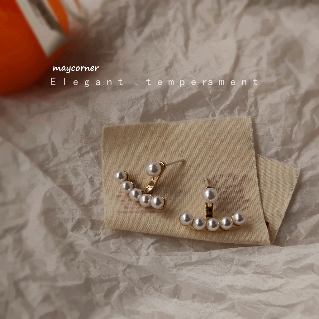 Khuyên tai cao cấp mạ bạc 925 đính ngọc