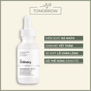 Serum The Ordinary Niacinamide 10% Zinc 1% Tinh Chất Giảm Thâm Mụn 30ml