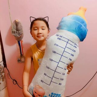 Gối ôm 3d bình bú 90cm