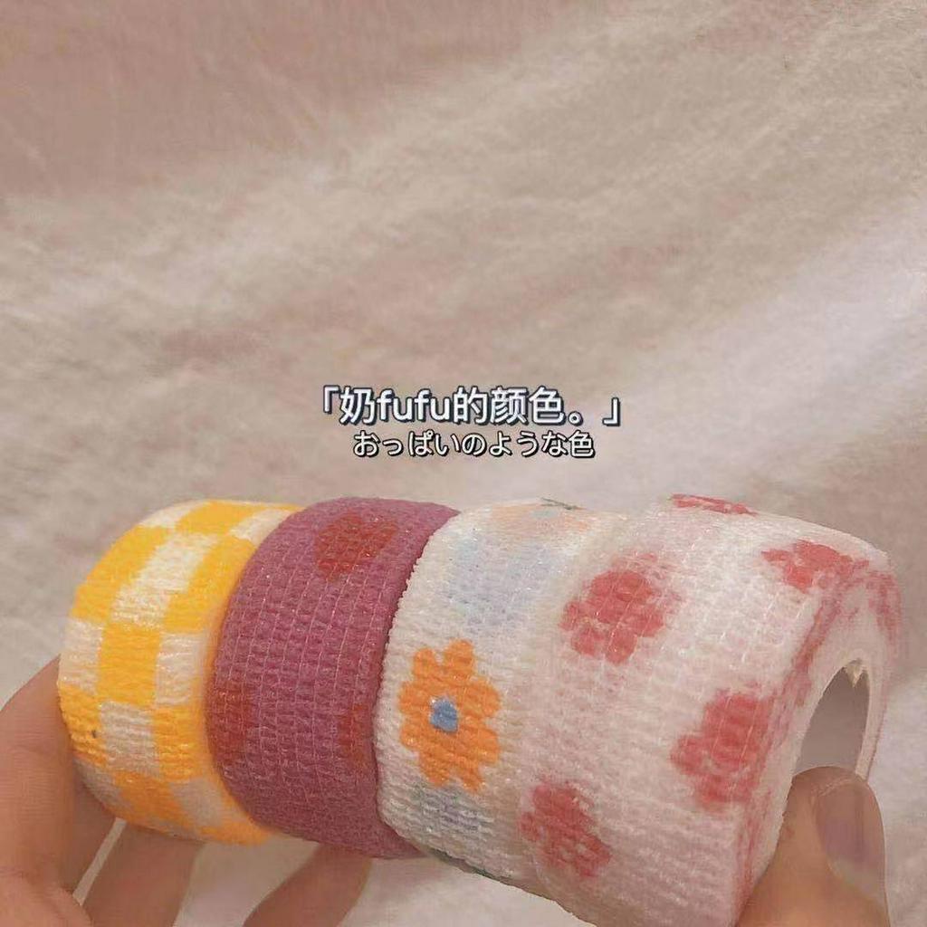Băng Quấn Bảo Vệ Ngón Tay Co Giãn Tự Dính Họa Tiết Hoạt Hình Dễ Thương