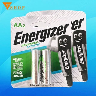 Combo 2 Vỉ Pin Sạc AA Energizer 2000mAh Chính Hãng