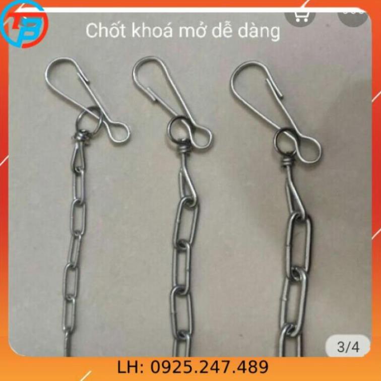Dây xích chó mèo sắt xi loại tốt 1,5 mét ,2 mét