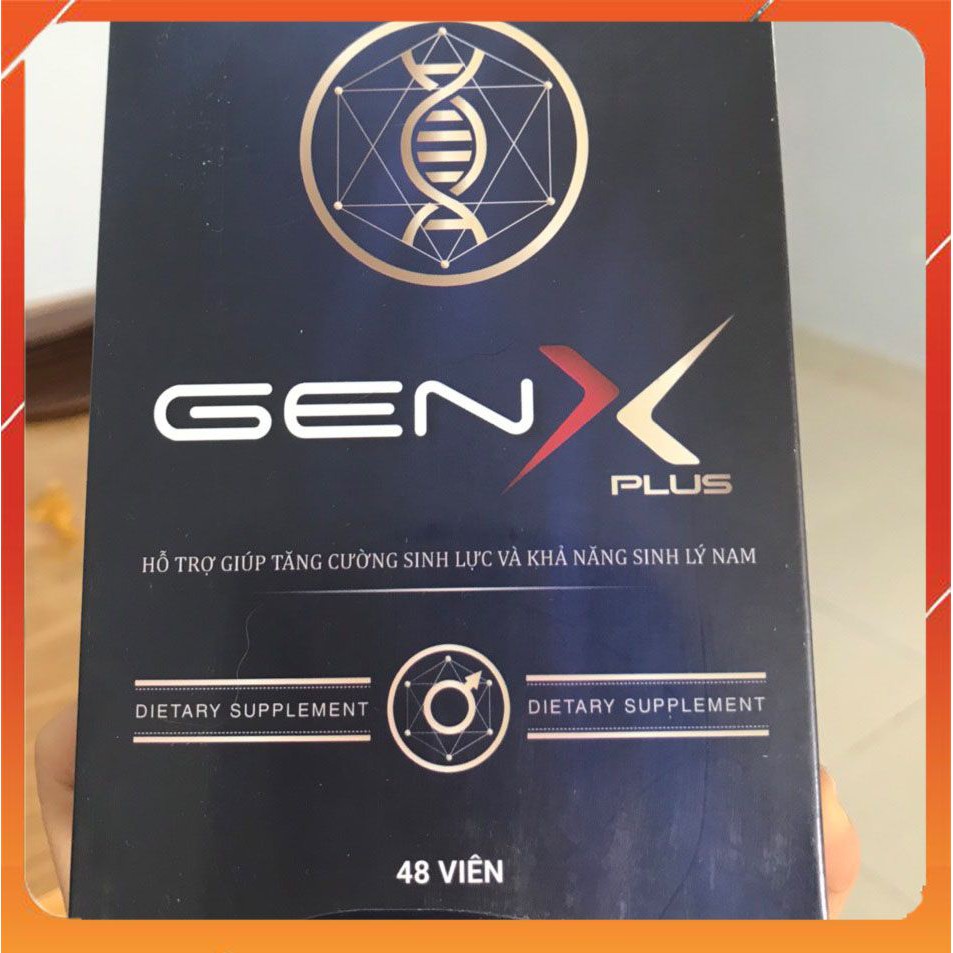 VIÊN SINH LÝ GEN X PLUS - Chính Hãng Hộp 48 Viên Phiên Bản Mới - Khẳng Định Bản Lĩnh Tột Đỉnh Thăng Hoa - [CÓ CHE TÊN]