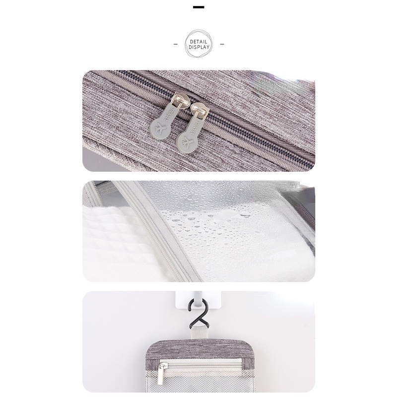 Túi Đựng Mỹ Phẩm Du Lịch Chia Ngăn Khô Và Ướt Chống Thấm Nước Mới