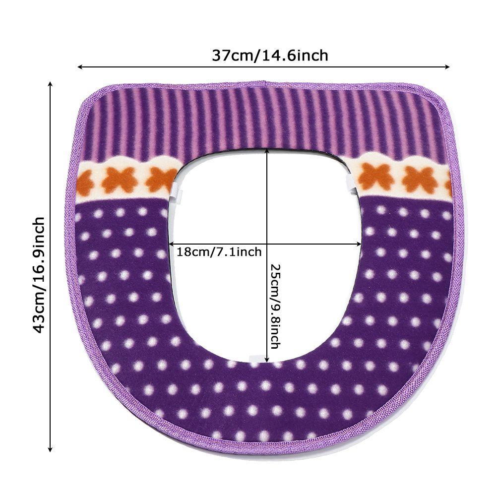 PINEVN Vỏ Bọc Bệ Ngồi Bồn Cầu Bằng Lông Nhung Dày Dặn