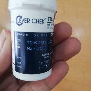 Que thử đường clever chek 25 que - ảnh sản phẩm 1