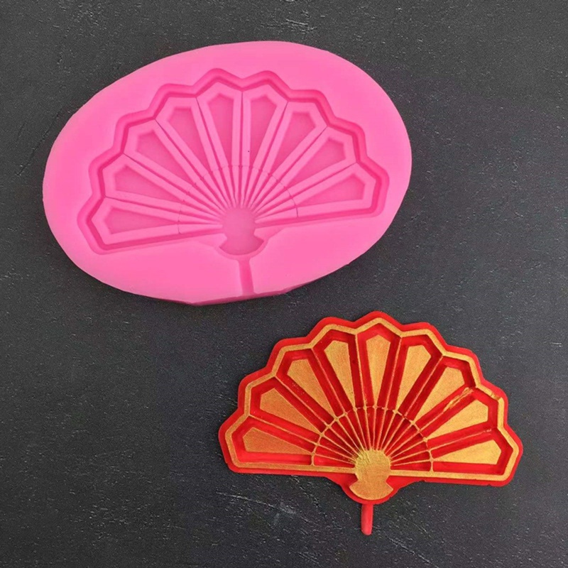 Khuôn Làm Bánh Kẹo Hình Quạt Trung Hoa Độc Đáo