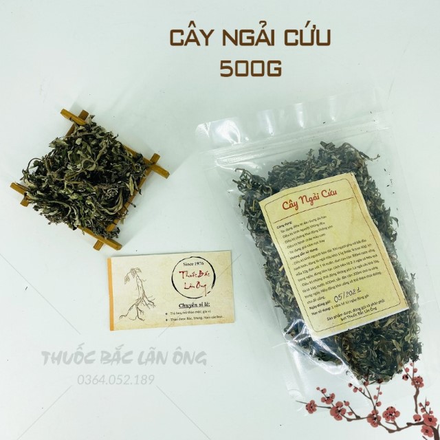 Ngải Cứu 500g (Lá Ngải Cứu Khô,Không Lẫn Cành)