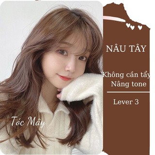 Thuốc Nhuộm Tóc Màu Nâu Tây