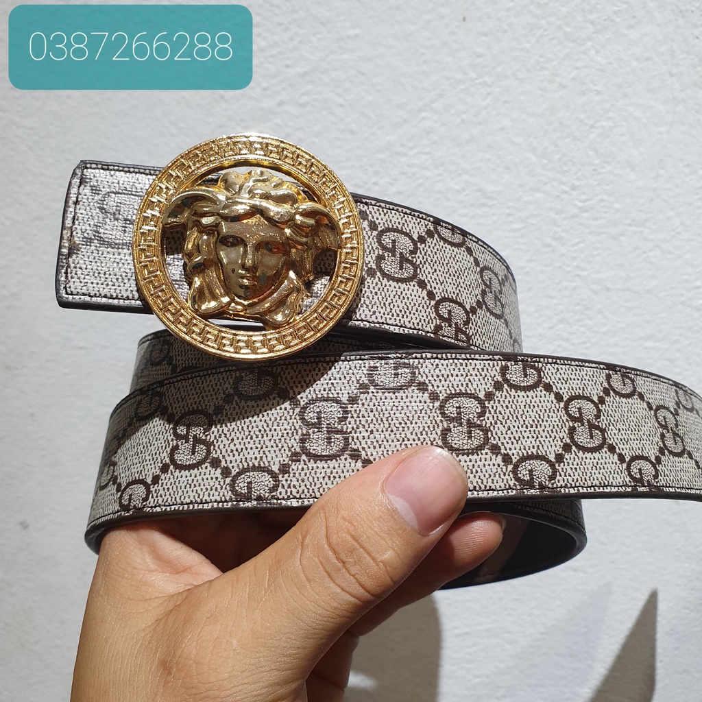 Thắt Lưng Nam - Dây Nịt Nam Mặt VS Da Tổng Hợp PVC Màu Đen Bền Đẹp Mẫu Mới 2021