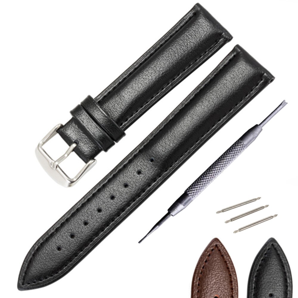 Dây Da Đồng Hồ Đeo Tay 18mm 20mm 22mm 24mm